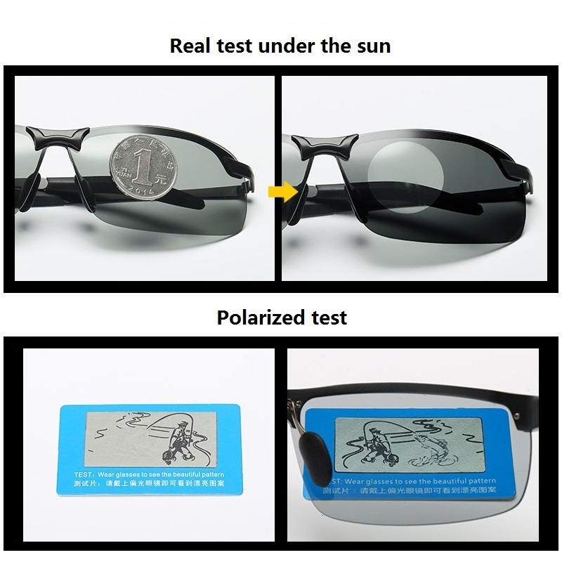 Classic Photochromic Sunglasse - Sunglasses Polarized Men ulasan dan harga