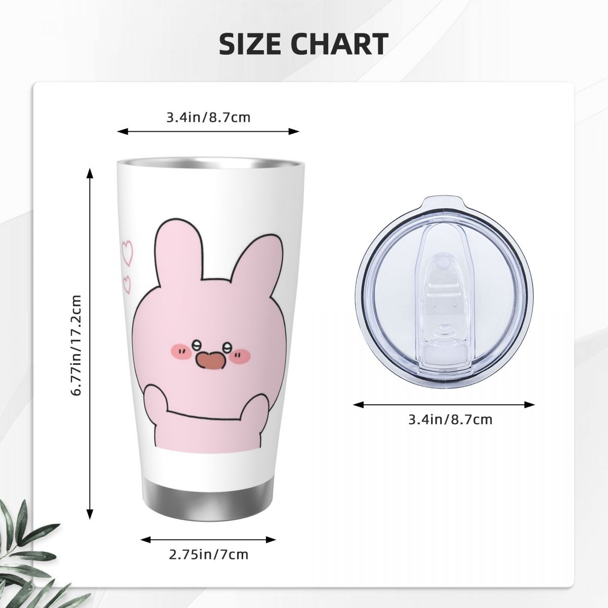 Asamimichaan Cute Asamimi 20oz - Flask Stainless Steel ulasan dan harga