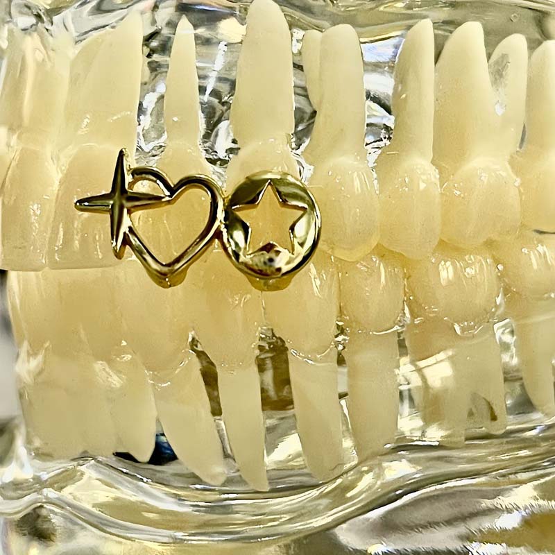 Punk Hip Hop Hollow Heart Teet - Men Accessories Silver ulasan dan harga