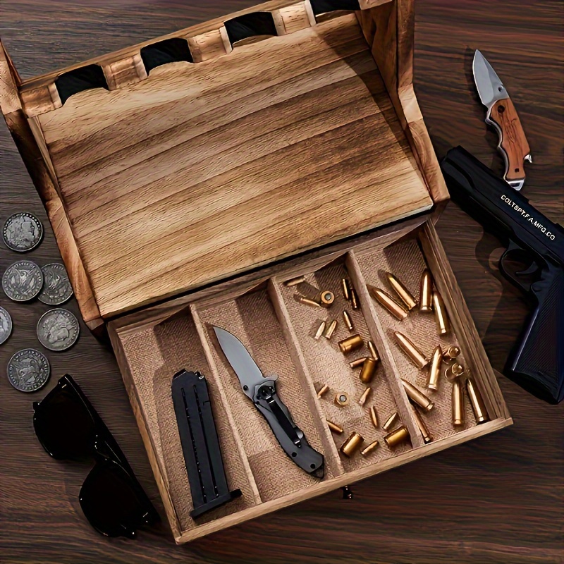 Solid Wood Pistol Storage Stan - Men Accessories Store ulasan dan harga