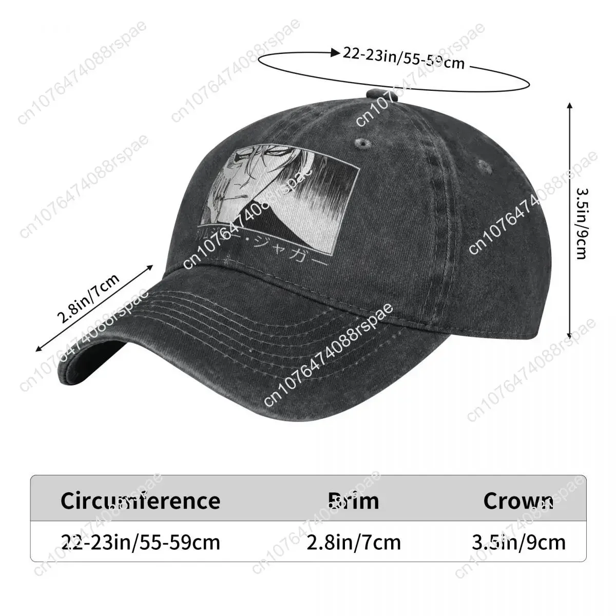 Washed Men's Baseball Cap Grim - Hat Snapback Cap ulasan dan harga